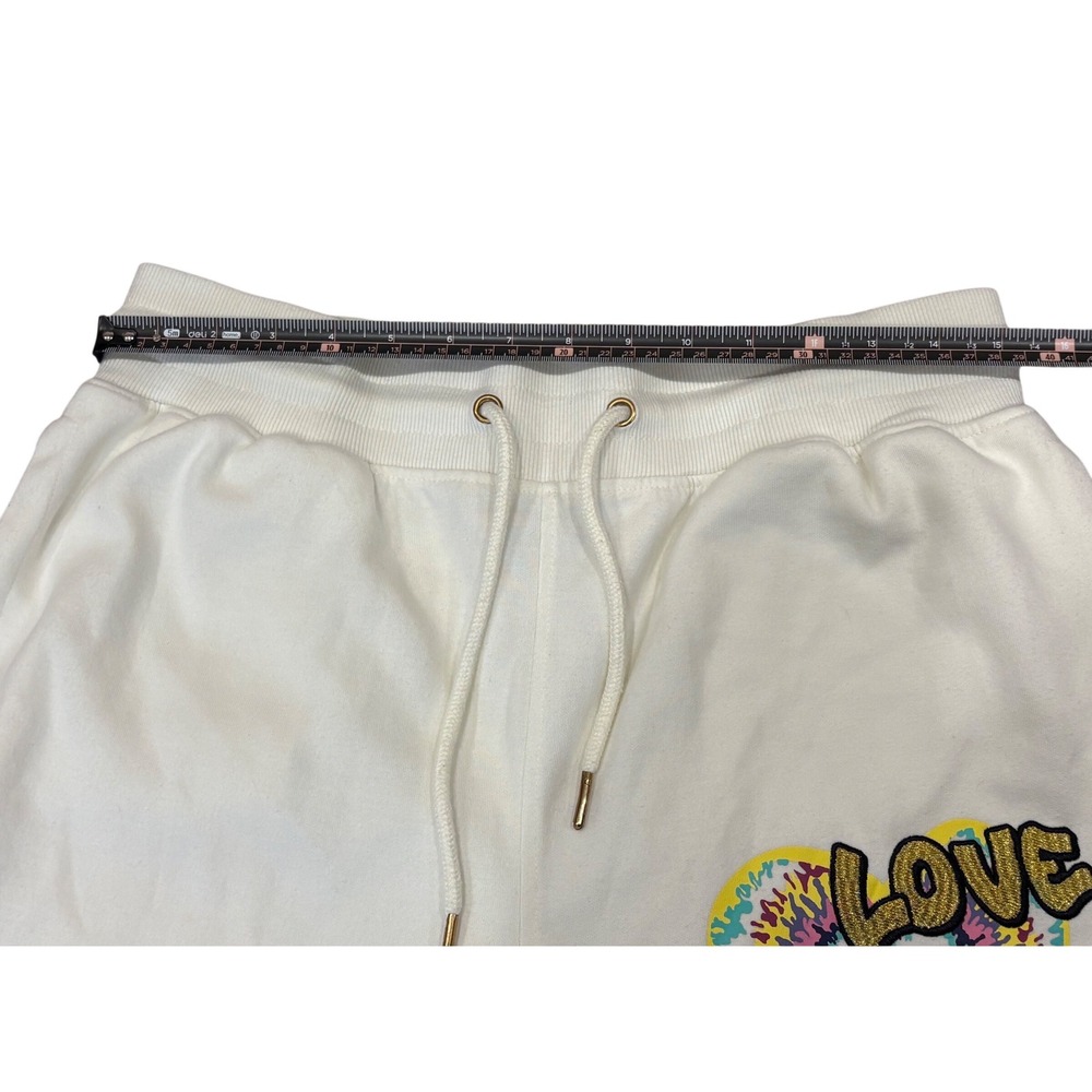 Genuine Authentic Garments Joggers Mens Medium White Love At Sight Looney Tunes - Picture 4 of 8